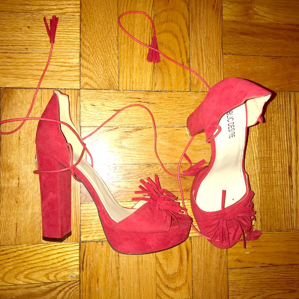 Public Desire Platform Heels